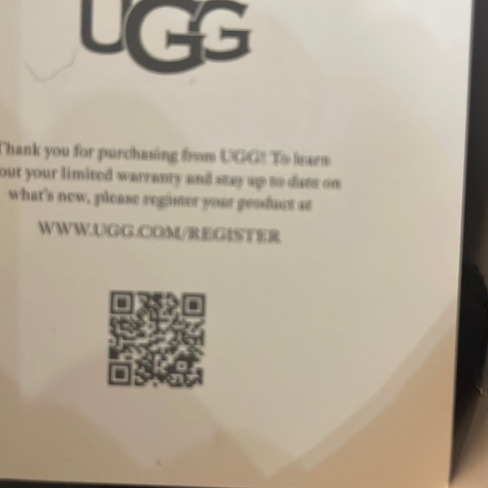 BNIB Black Ugg Slippers